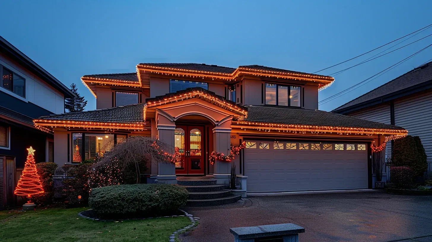 A consultation with a client on Burke Mountain about their architectural lighting in Coquitlam BC vision. We bring exterior lighting dreams to life. Keywords: client consultation, custom design, professional advice.