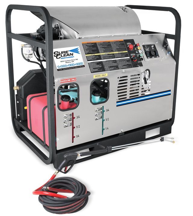 Diesel Powered Pressure Washer — Albany, OR — Sure-Clean NW