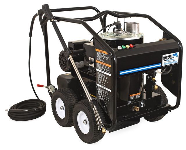 Hot Water Electric Motor Pressure Washer — Albany, OR — Sure-Clean NW