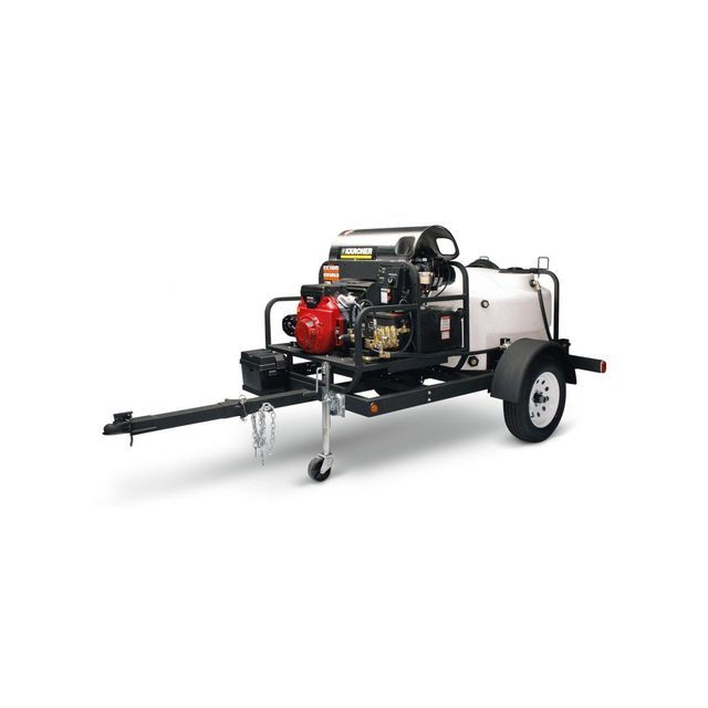 Pressure Washer On Top Of A Trailer — Albany, OR — Sure-Clean NW