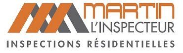 A logo for martin l' inspecteur inspections résidentielles