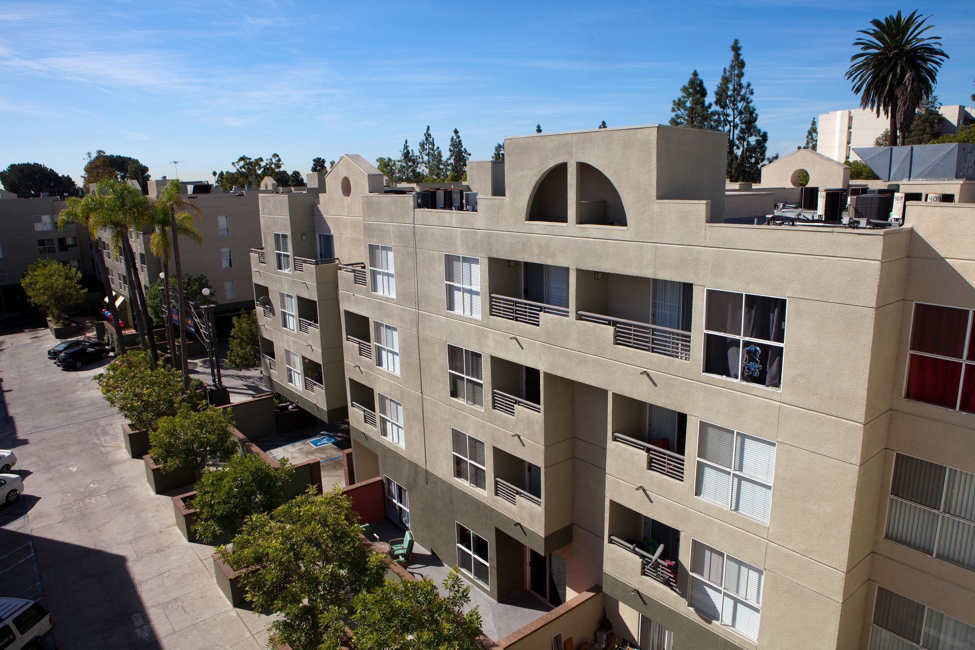 exterior of apartment