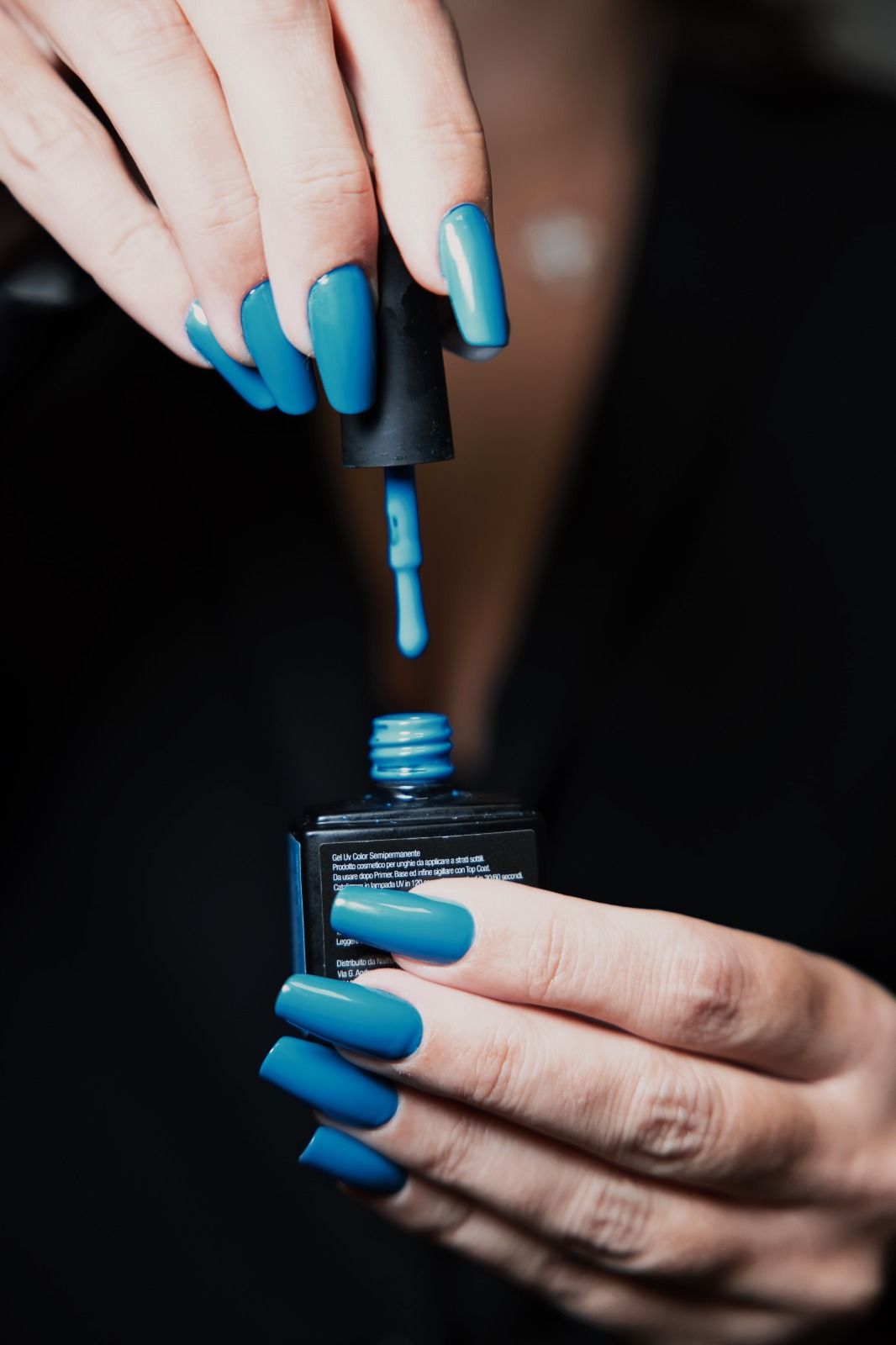 capelli biondi con piega mossa