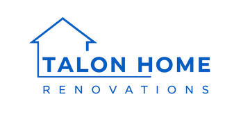 Blue Talon Home Renovations logo with a house roof icon above the company name