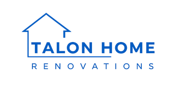 Blue Talon Home Renovations logo with a house roof icon above the company name