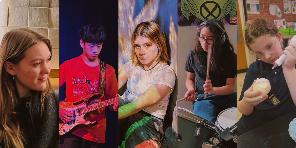 The Sunburst House Band students