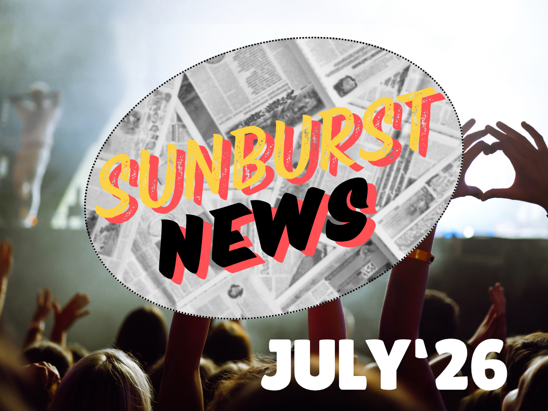 Sunburst News July 2026 cover graphic