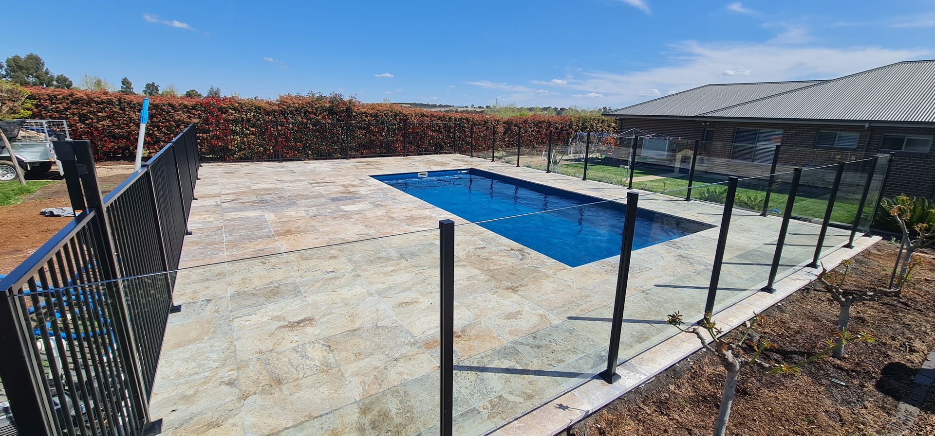 Pool Under Construction — Pool Builder in Moore Creek, NSW