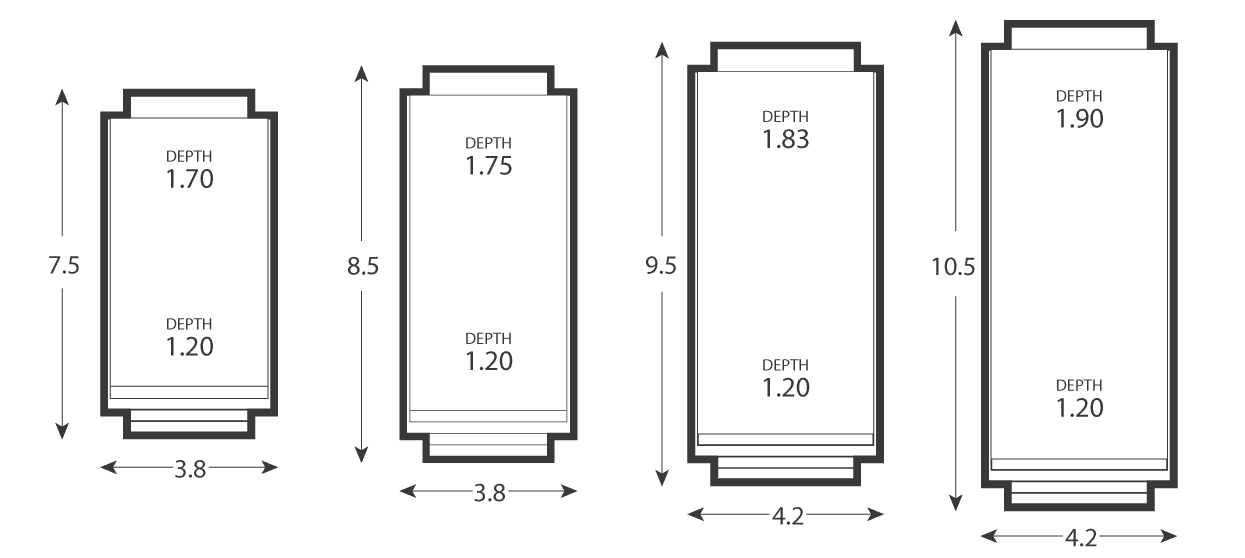 Classic Pool Sizes — Pool Builder in Moore Creek, NSW