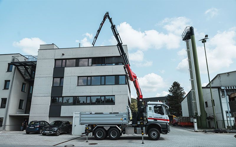 Construction site of the company SSK Salzburger Sand & Kieswerke