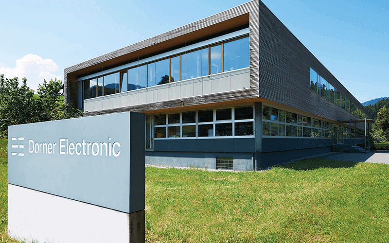 Firmengebäude der Firma Dorner Electronic