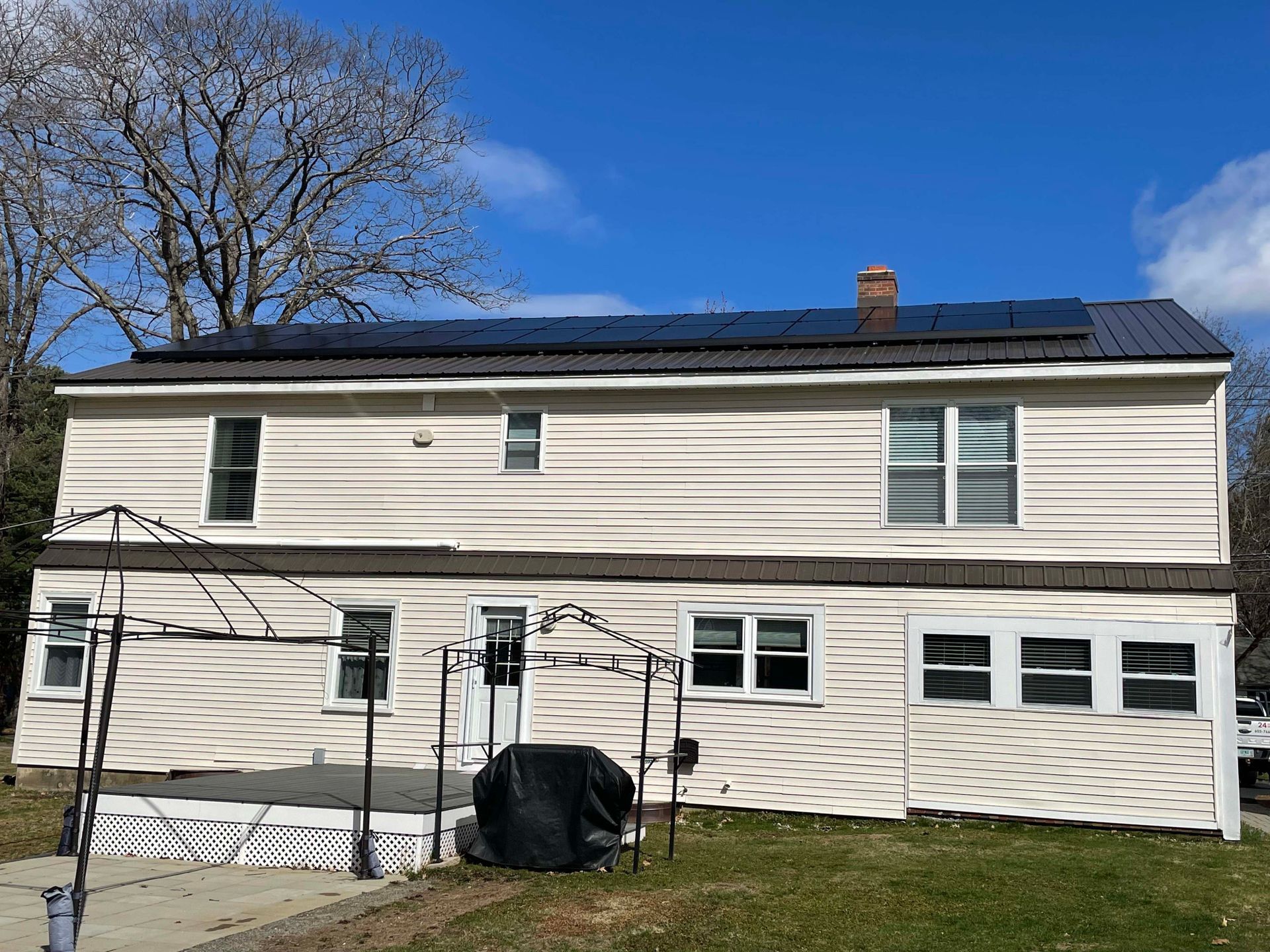 White House With Solar Panel — Danville, NH — Danville Solar Co