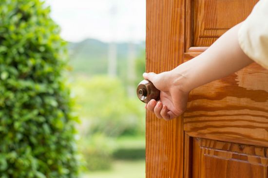 Porte blindate in esposizione