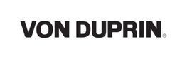 Logo : « VON DUPRIN » en police noire sans empattement. Un petit symbole de marque déposée apparaît à la fin.