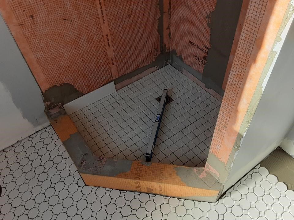 Before Tiles Renovation — Medina, OH — Do It All Plumbing Inc.