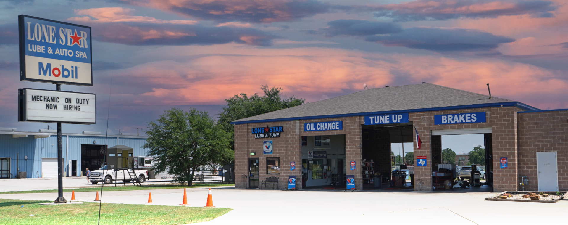 Shop Front Side | Lone Star Lube & Tune