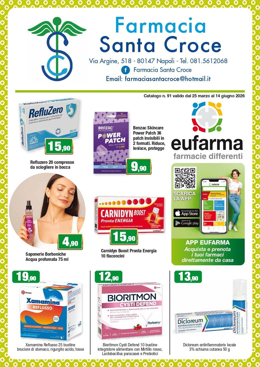 Volantino offerte Farmccia Santa Croce Napoli