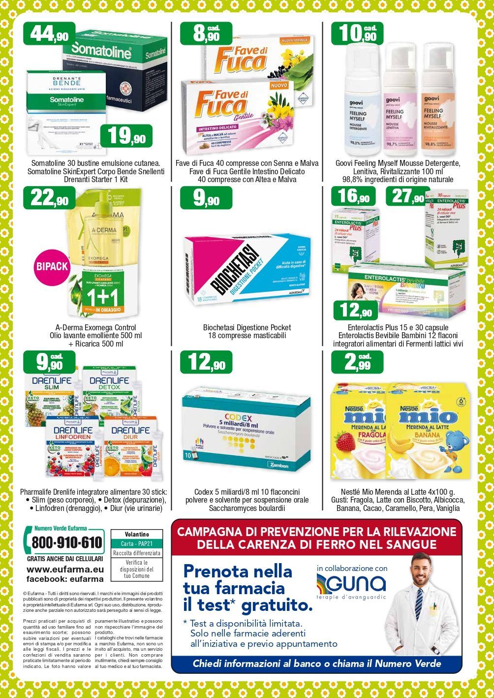 Volantino offerte Farmccia Santa Croce Napoli