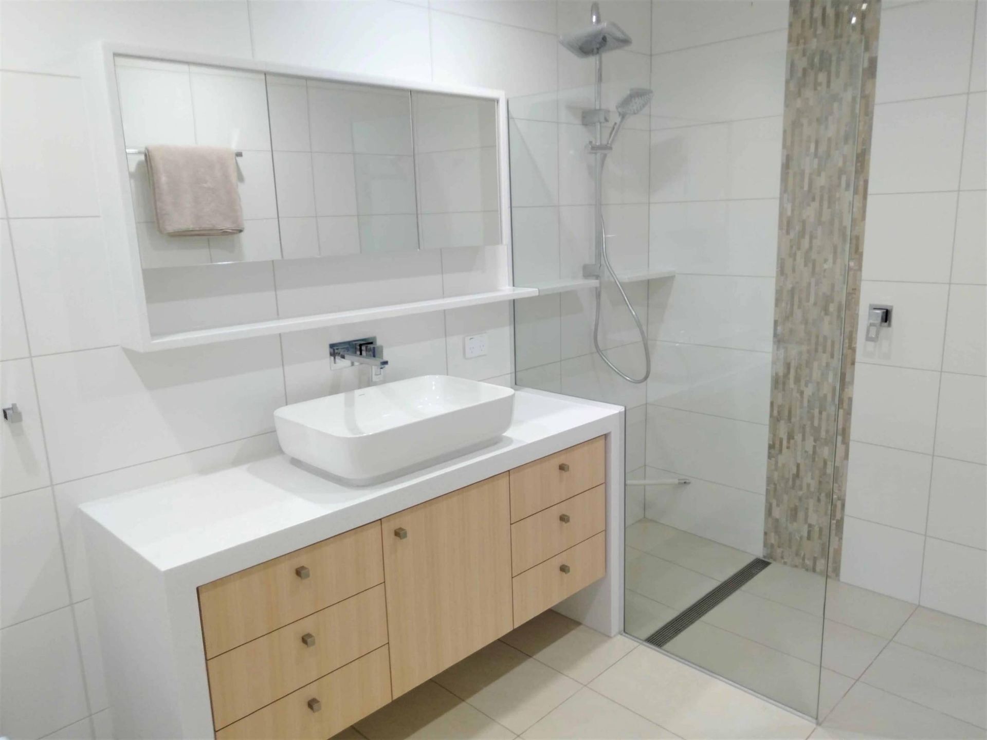 Bathroom With a Sink — Nyblad Construction in Caloundra West, QLD