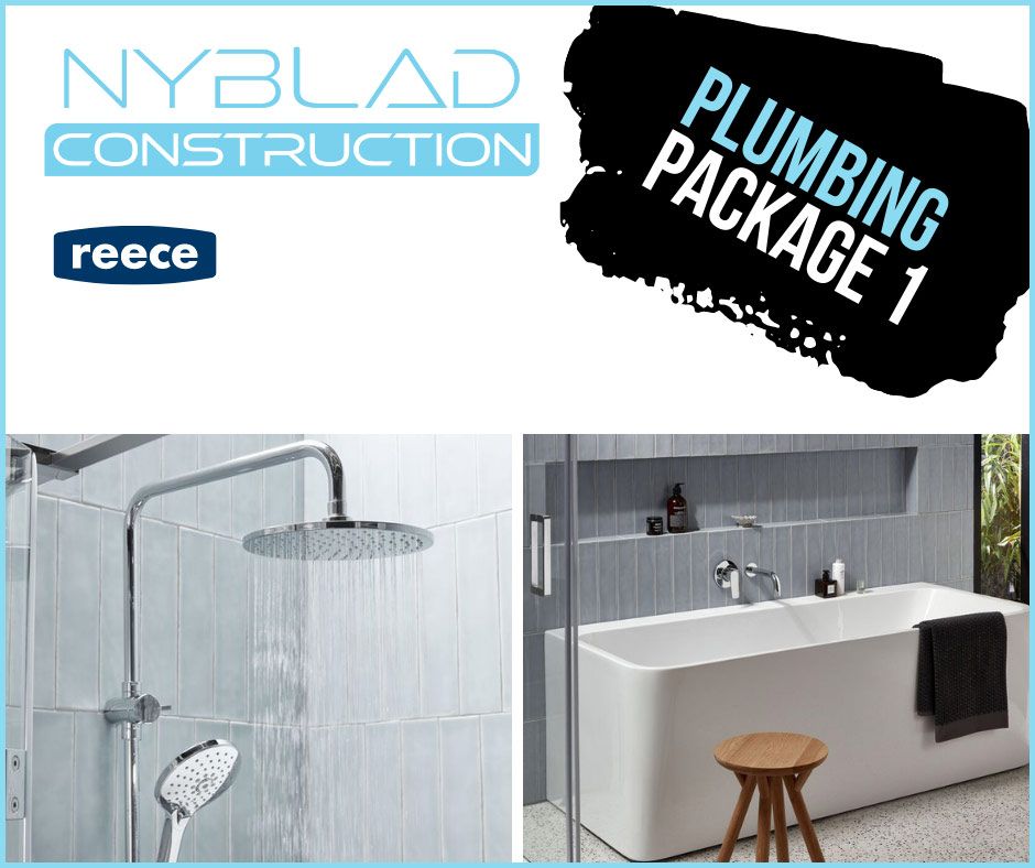 Nyblad Construction Offers A Plumbing Package 1 — Nyblad Construction in Caloundra West, QLD