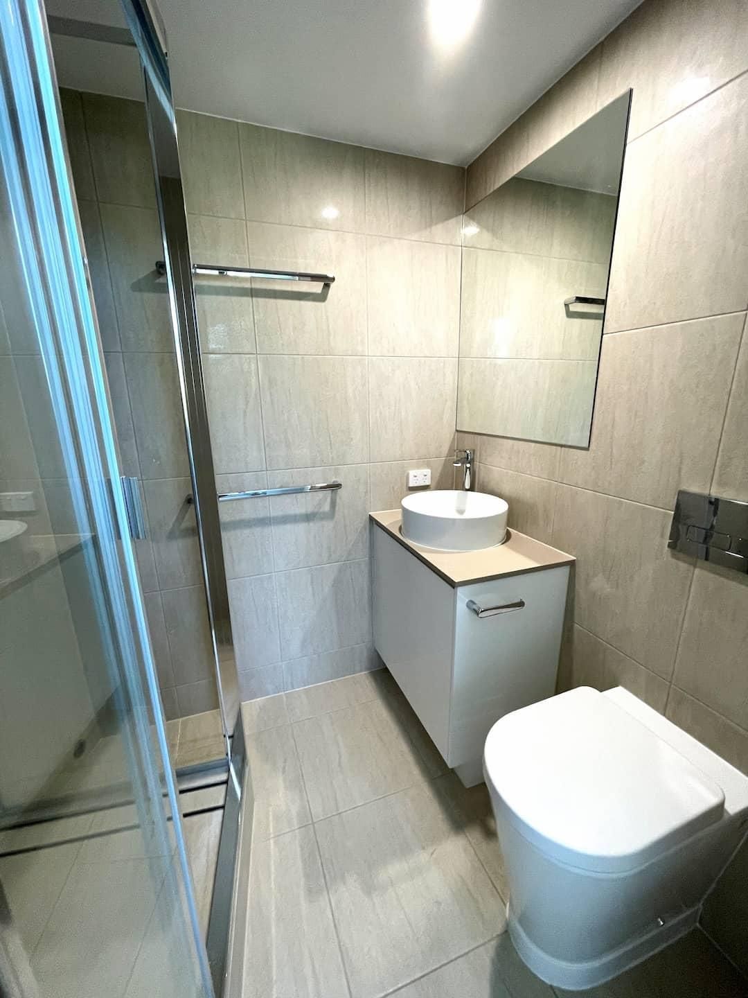Bathroom With a Toilet — Nyblad Construction in Caloundra West, QLD