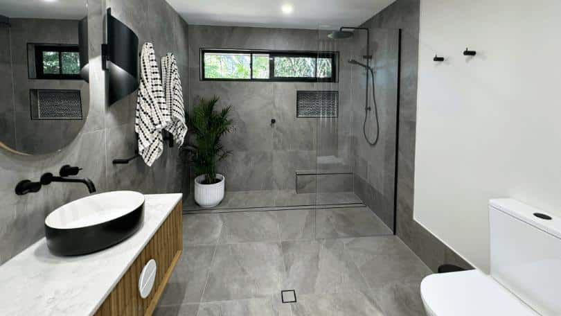 Bathroom With a Sink — Nyblad Construction in Caloundra West, QLD