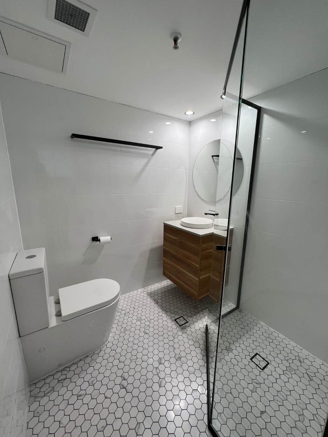 Bathroom With a Toilet — Nyblad Construction in Caloundra West, QLD