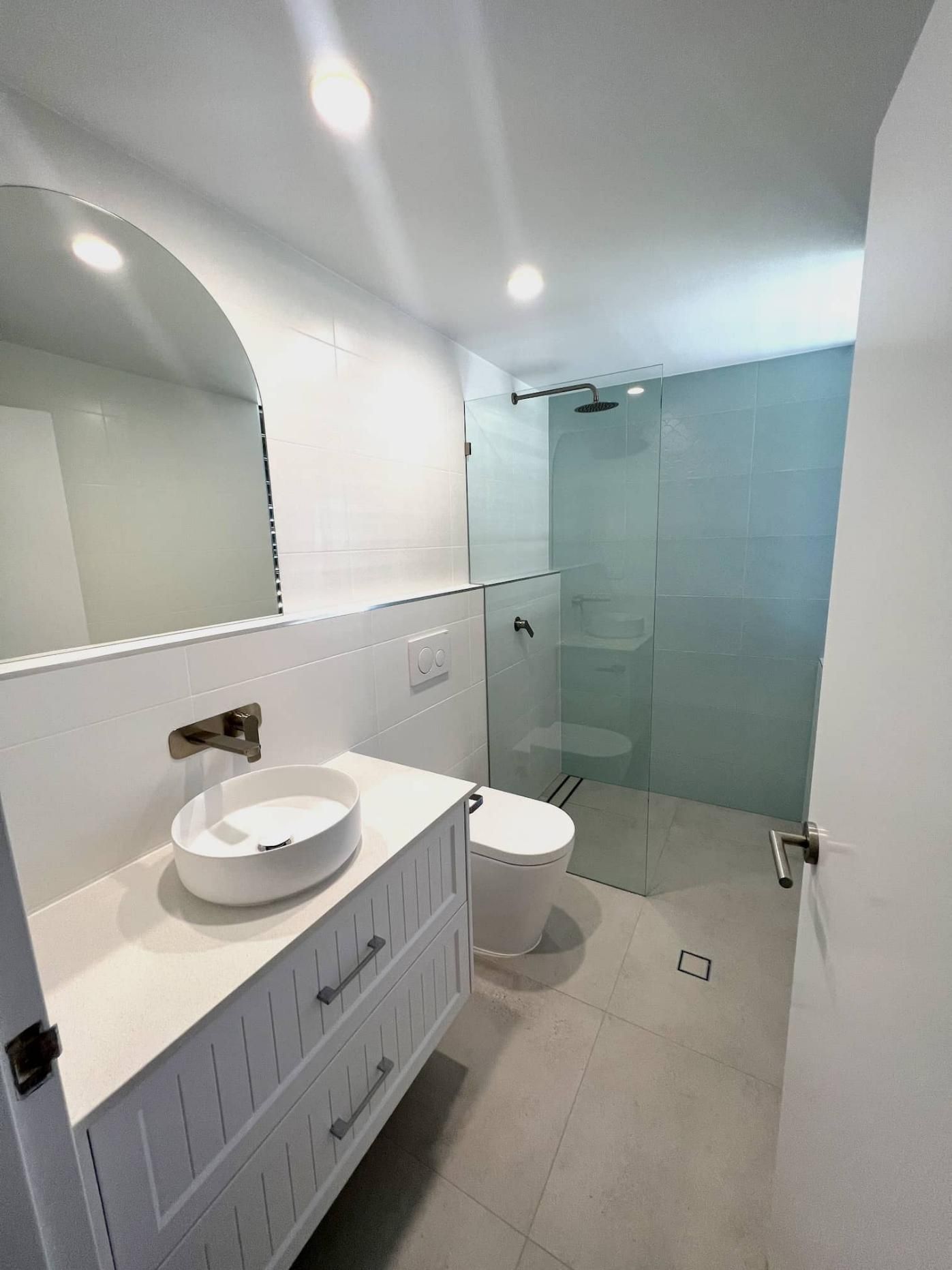 Bathroom With a Sink — Nyblad Construction in Caloundra West, QLD