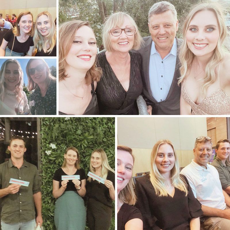 A Collage Of Photos Of People Posing For A Picture — Nyblad Construction in Caloundra West, QLD