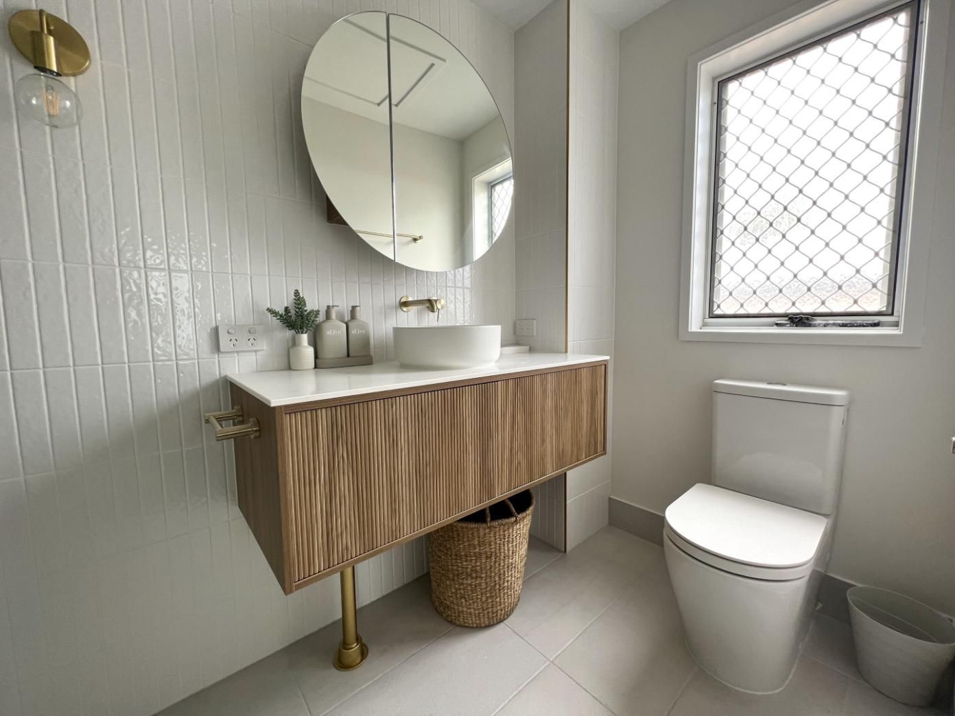 Bathroom With a Sink — Nyblad Construction in Caloundra West, QLD