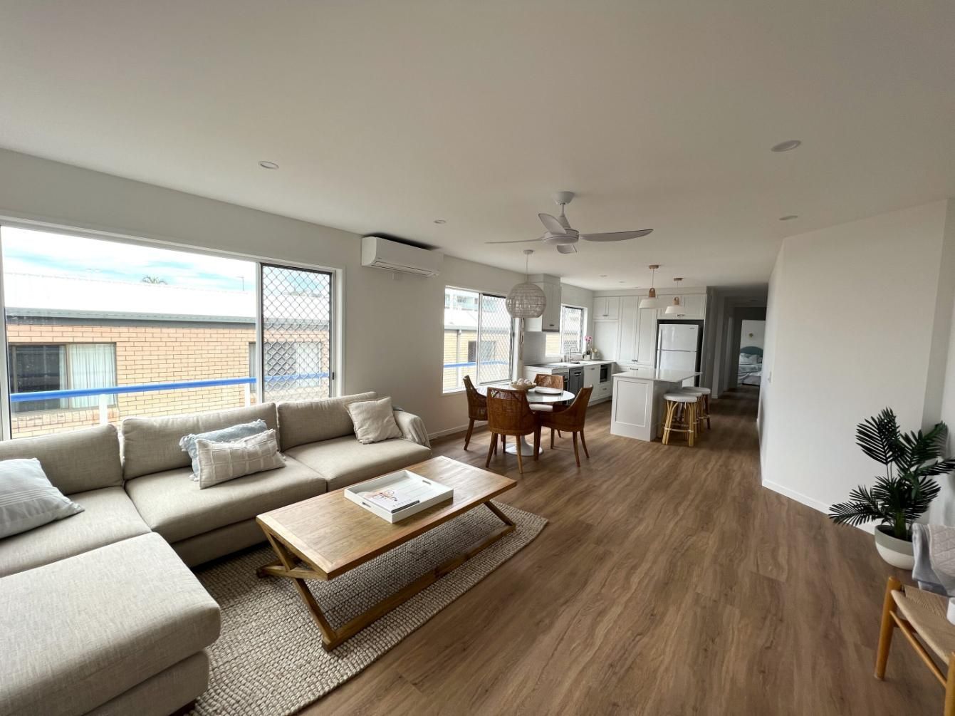 Living Room With a Couch — Nyblad Construction in Caloundra West, QLD