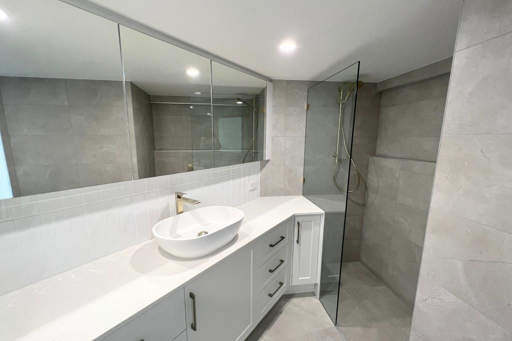 Bathroom With a Sink — Nyblad Construction in Caloundra West, QLD