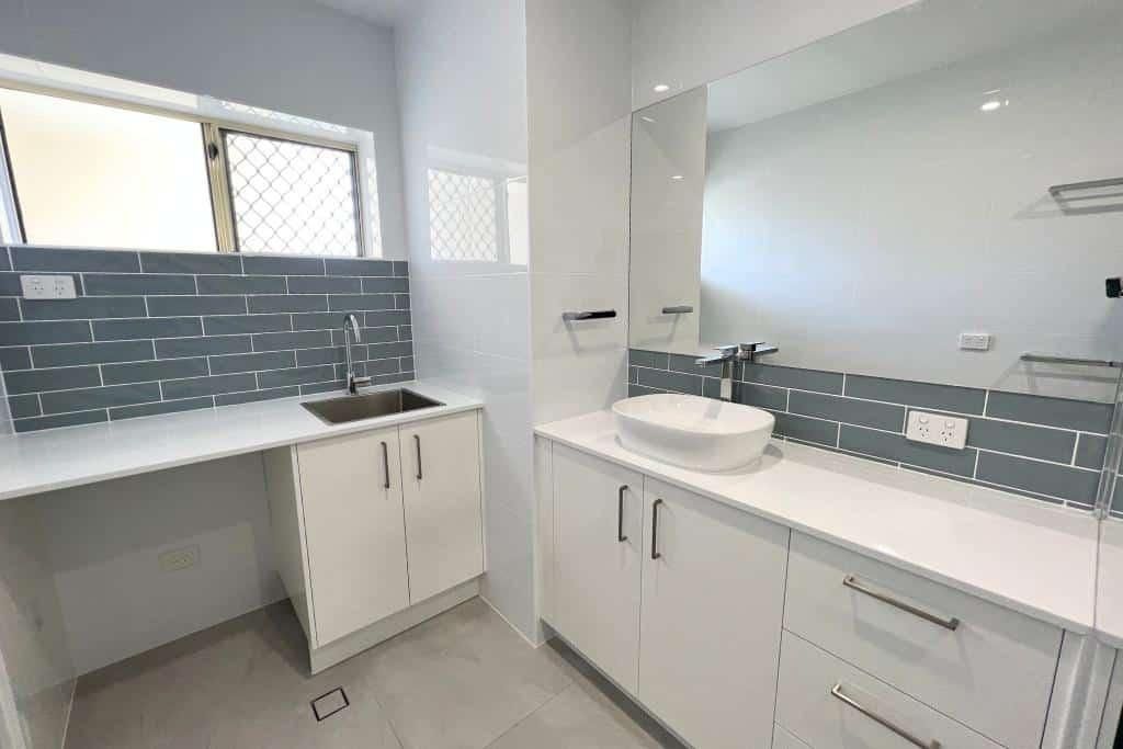 Bathroom With a Sink — Nyblad Construction in Caloundra West, QLD