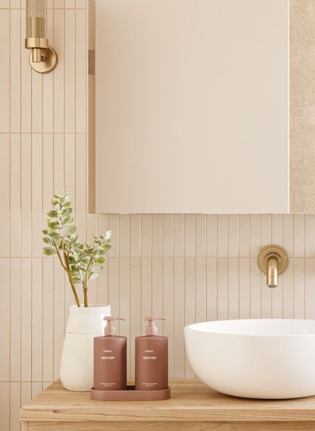 Bathroom Beige Tile Color Schemes — Nyblad Construction in Caloundra West, QLD