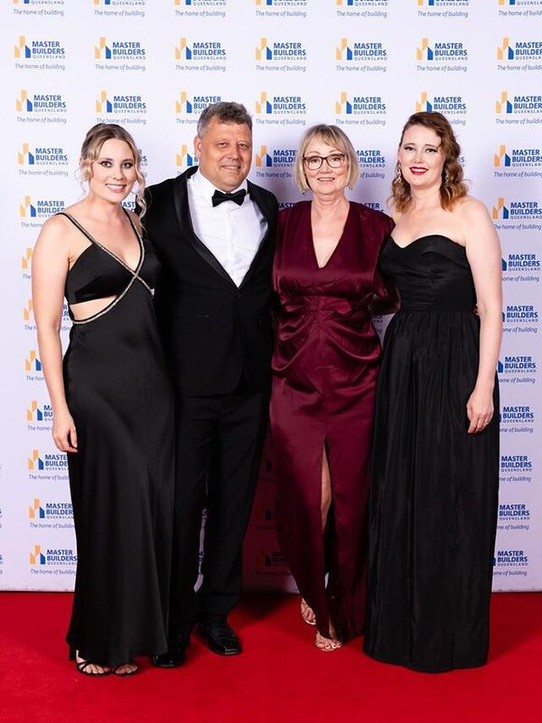One With Three Woman Having Picture In The Red Carpet Event — Nyblad Construction in Caloundra West, QLD