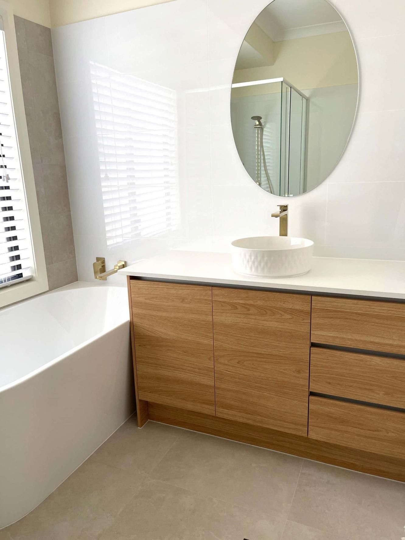 Bathroom With a Sink — Nyblad Construction in Caloundra West, QLD
