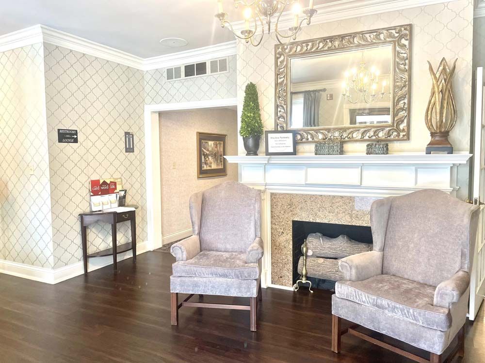 Seating area at A.F. Crow & Son Funeral Home, Inc. Glasgow, KY