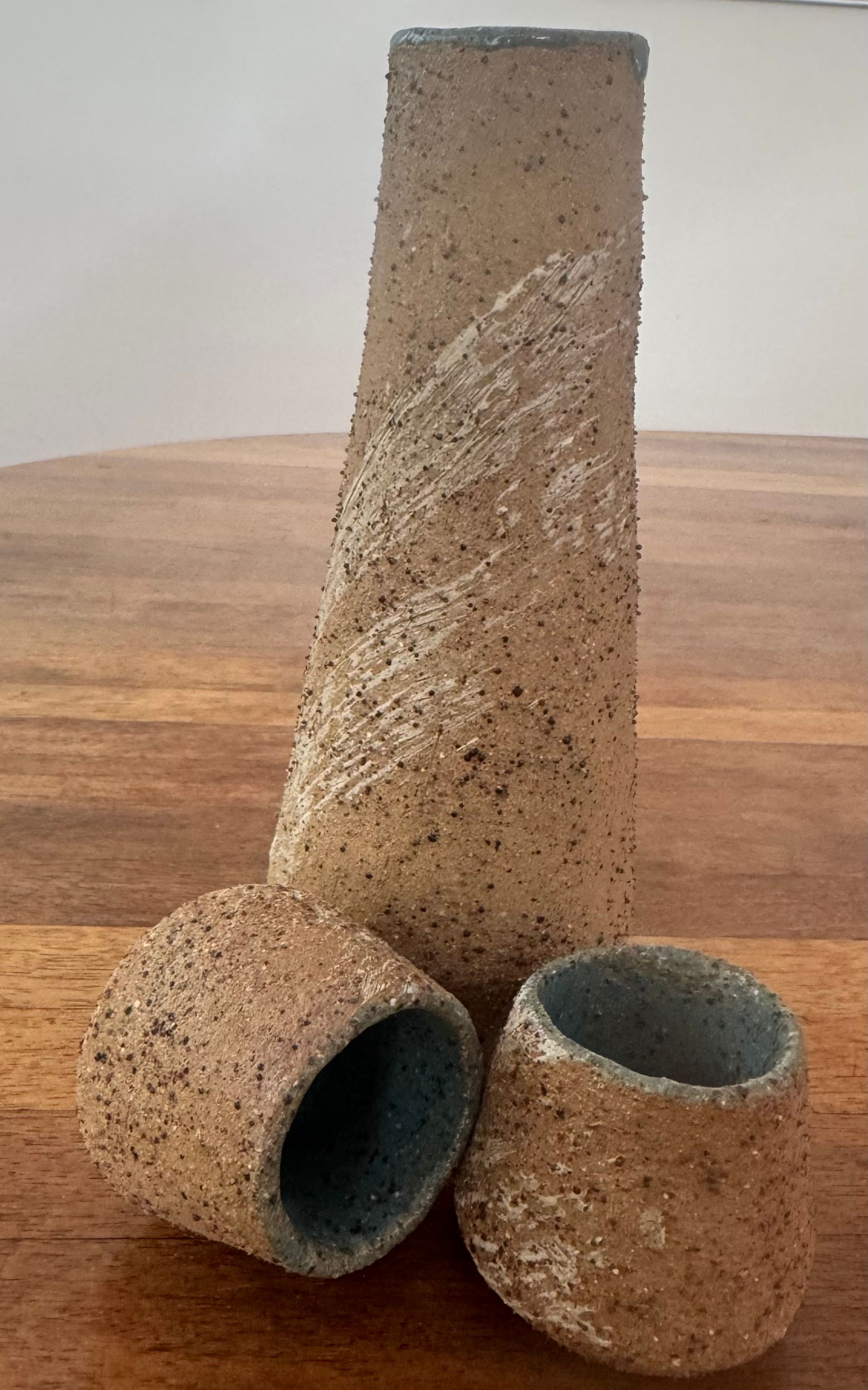 Sake Set 4 - Handcarved