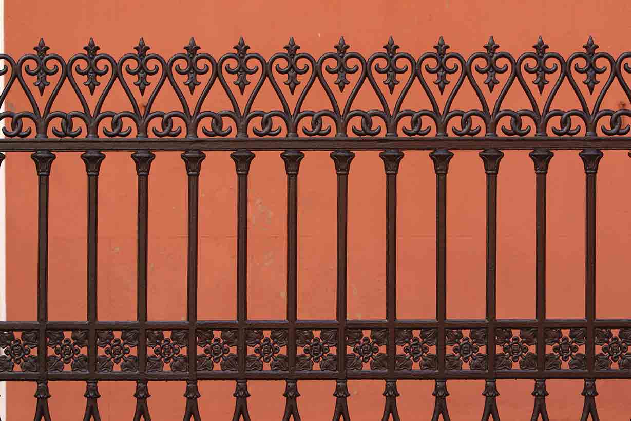 Iron Fence ─ Brown Metal Fence in Grand Rapids, MI