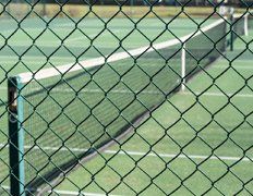 Chain Fence ─ Chain Fence in Tennis Court in Grand Rapids, MI