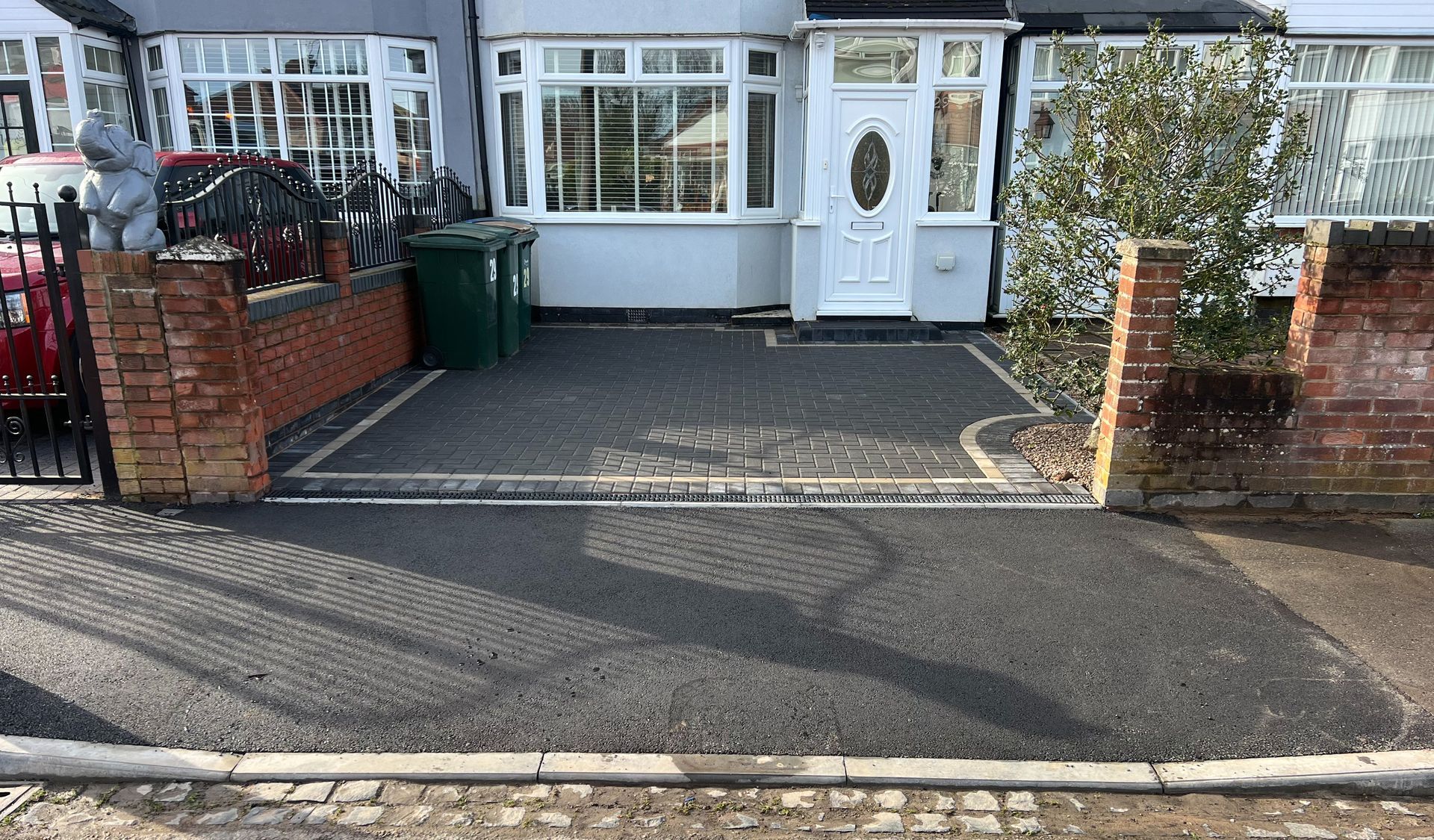 Block Paved Driveway & Kerb A1 Creative 