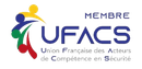 A logo for the union francaise des acteurs de compétence en securite