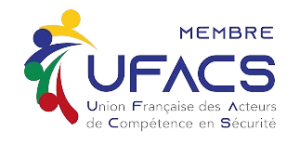 A logo for the union francaise des acteurs de compétence en securite