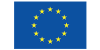 Un drapeau bleu avec des étoiles jaunes dans un cercle