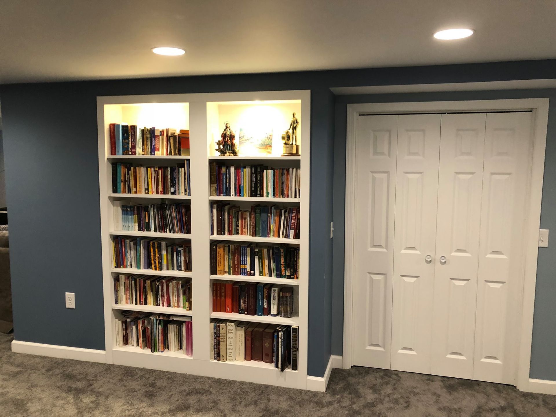 White Door Next to a Cabinet — Madison, WI — Gramer Construction