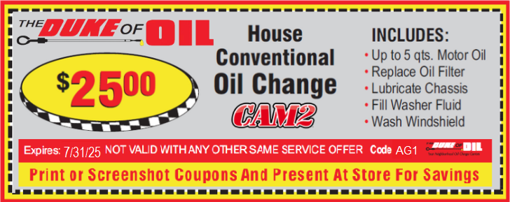 plymouth oil change coupons near me
