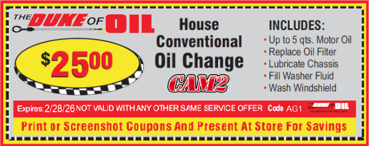 calumet city oil change coupons near me