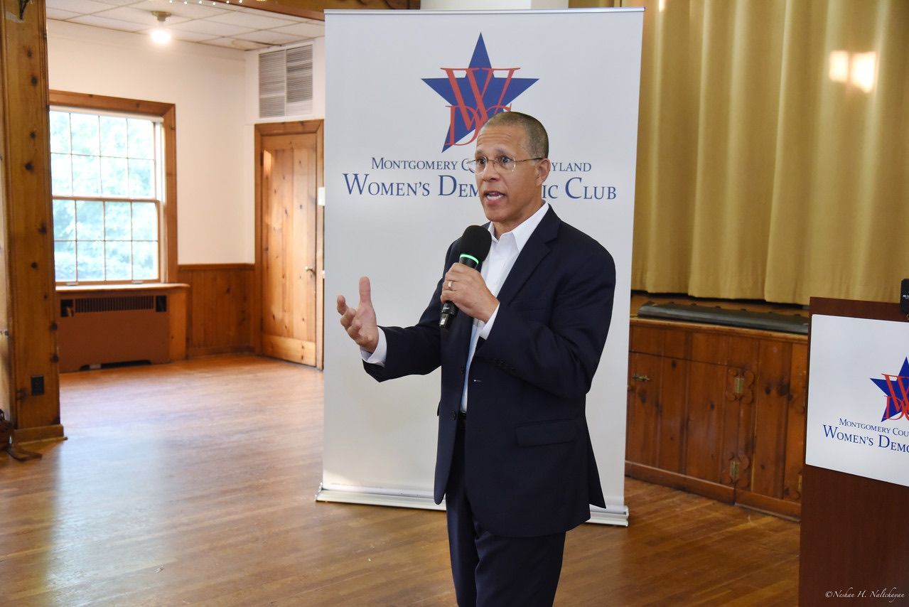 MD Attorney General Anthony Brown speaking at WDC annual meeting