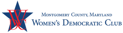 The logo for montgomery county maryland women 's democratic club