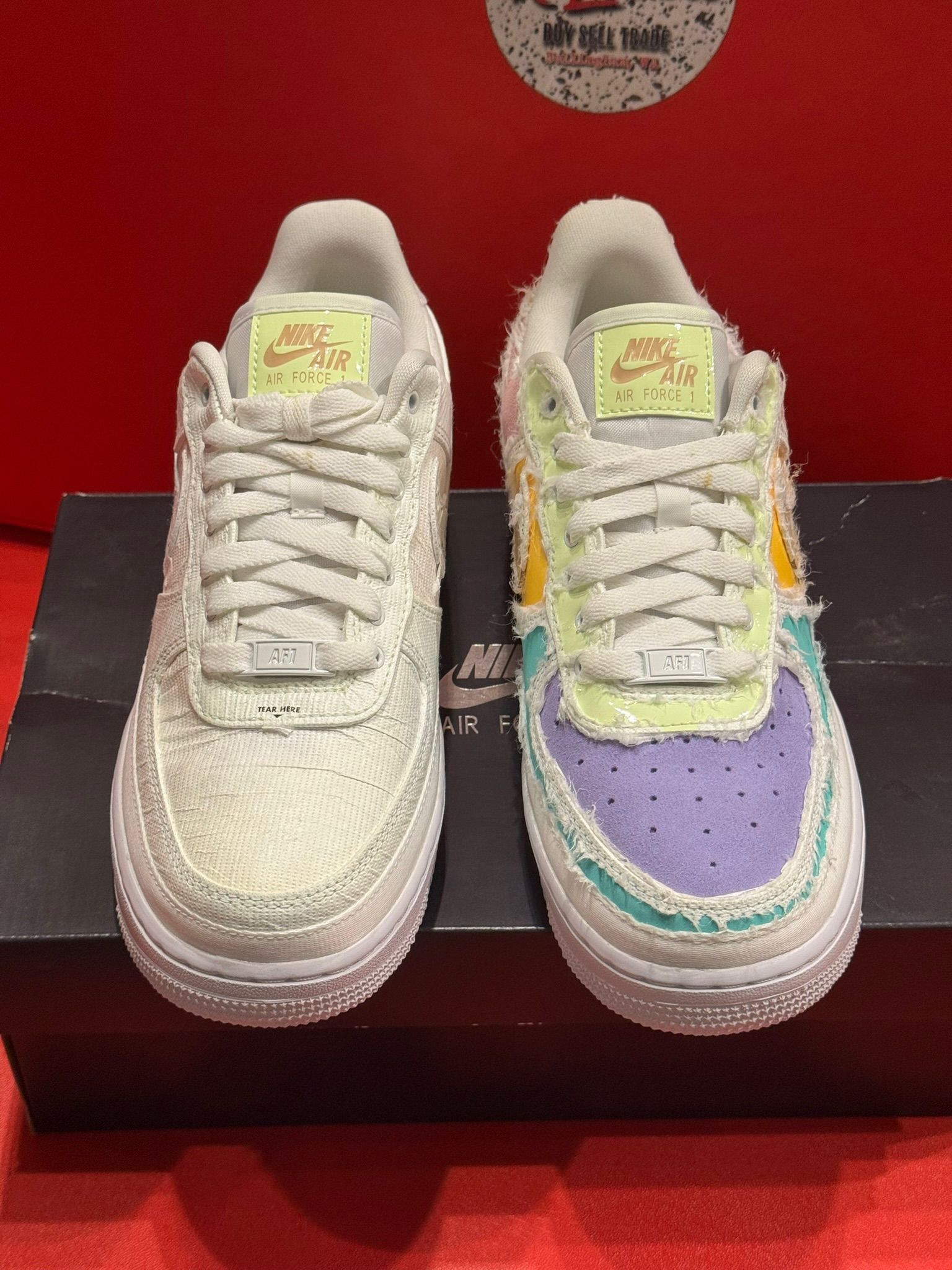 8W Nike Air Force 1 Low Pastel Reveal